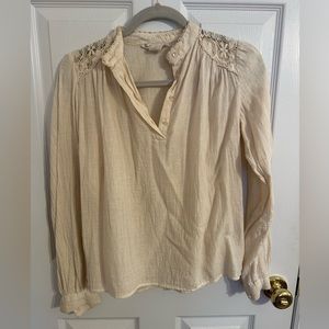 Vintage Mr. Darcy Beige blouse